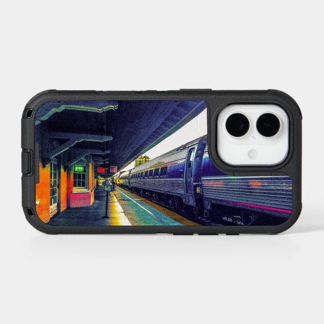 Afternoon Train Otterbox iPhone Case (Back Horizontal)