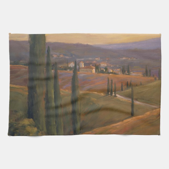 Afternoon Walk I Kitchen Towel (Horizontal)