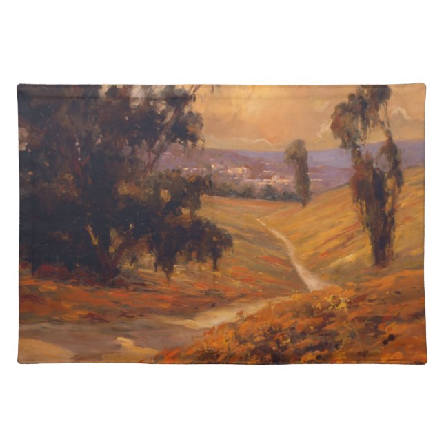 Afternoon Walk II Cloth Placemat (Front)