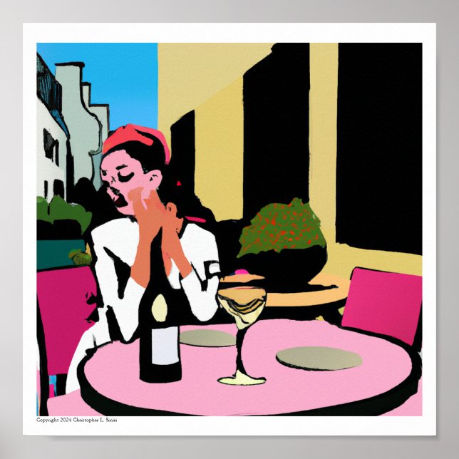 Afternoon Wine Tasting in Rio Poster (Front)