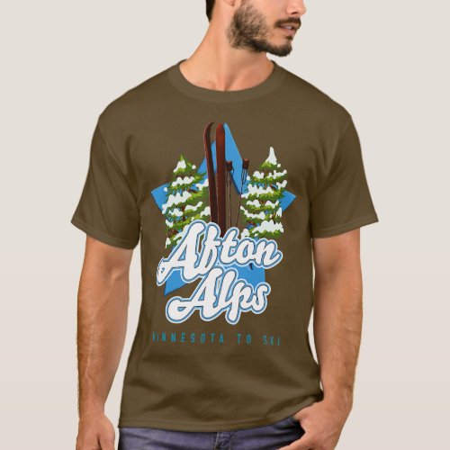 Afton Alps Minnesota To Ski 1 T_Shirt