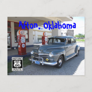 Afton OK Rt. 66 Postcard