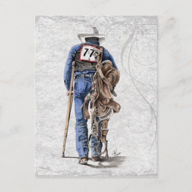 Aftter the Rodeo Postcard (Front)