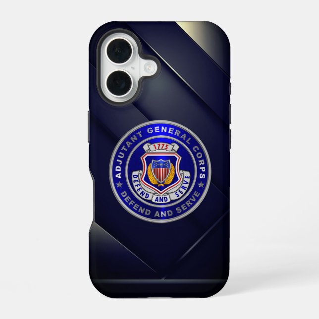 AG Adjutant General Corps Iphone Case (Back)