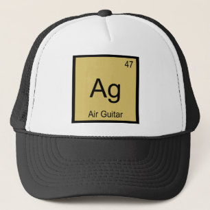Ag - Air Guitar Chemistry Element Symbol Music Tee Trucker Hat
