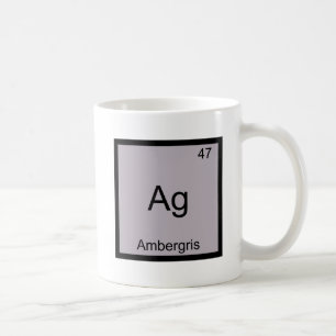 Ag - Ambergris Funny Chemistry Element Symbol Tee Coffee Mug