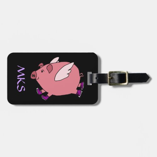 AG_ Flying Pig Luggage Tag