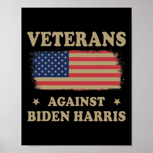 Against Biden Harris  Poster