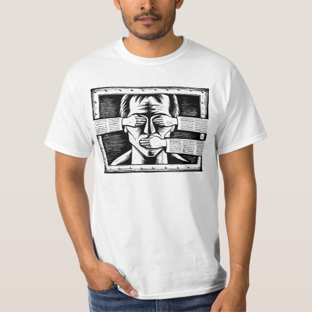 Against Censorship in the World Shirt (Front)