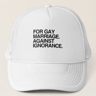 AGAINST IGNORANCE TRUCKER HAT
