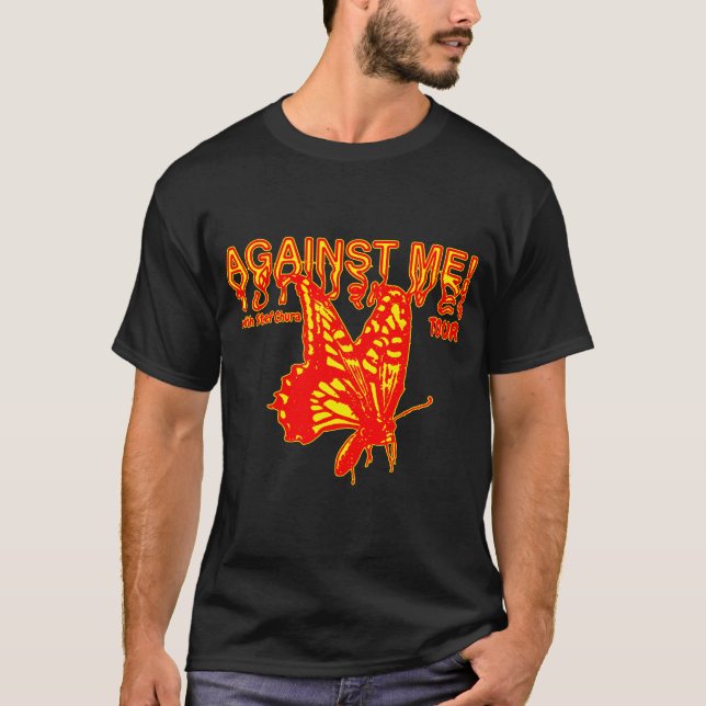 AGAINST ME!, STEF CHURA - TOUR 2020 T-Shirt (Front)