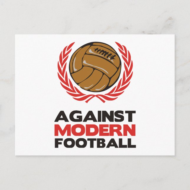 Against Modern Football Postcard (Front)