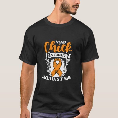 Against Ms Awareness Multiple Sclerosis Survivor   T_Shirt