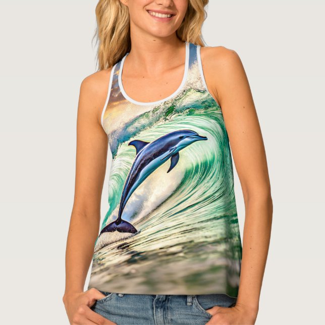 Against The Curl Design by Rich AMeN Gil Tank Top (Front)