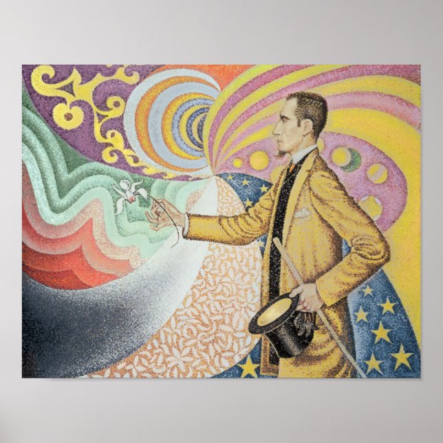 Against the Enamel of a Background Rhythmic Poster (Front)