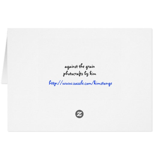 Against the grain is OK (Back Horizontal)