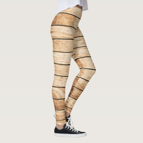 Against the Grain Wood Panel Leggings