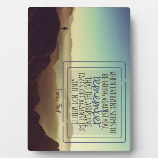 Against The Wind Plaque