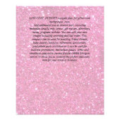 Agaite Glitter GRADUATION Party Invites Glam CHIC Flyer (Back)