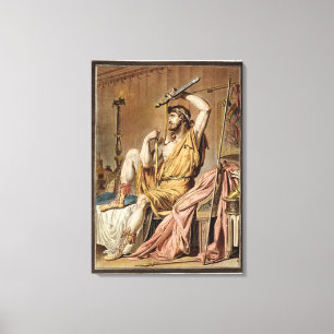 Agamemnon, costume for 'Iphigenia in Aulis' by Jea Canvas Print