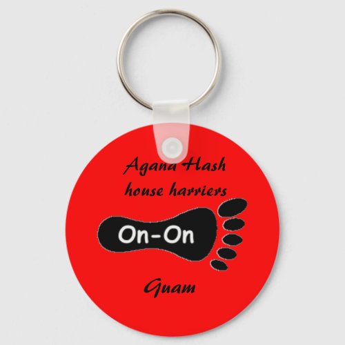 Agana Hash house harriers Guam Keychain