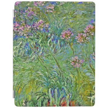 Agapanthus Flowers Claude Monet Fine Art Ipad Smart Cover by monetart at Zazzle