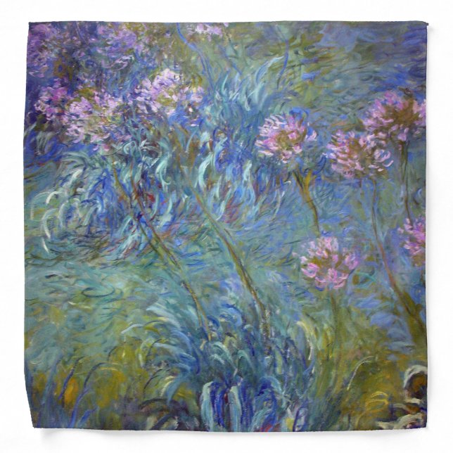 Agapanthus, Monet Bandana (Front)