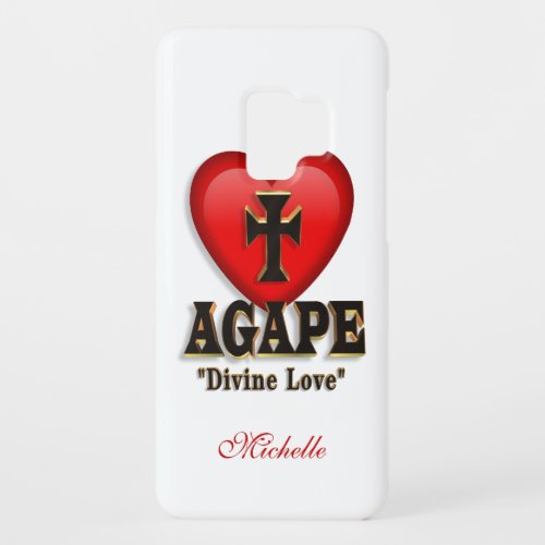 Agape heart symbol for Gods divine love Case_Mate Samsung Galaxy S9 Case