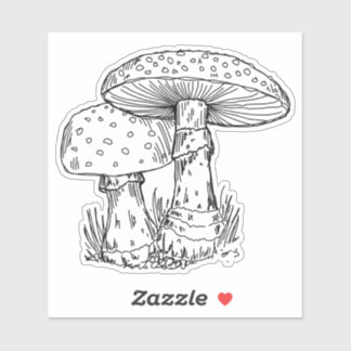 Agaric Mushies Sticker