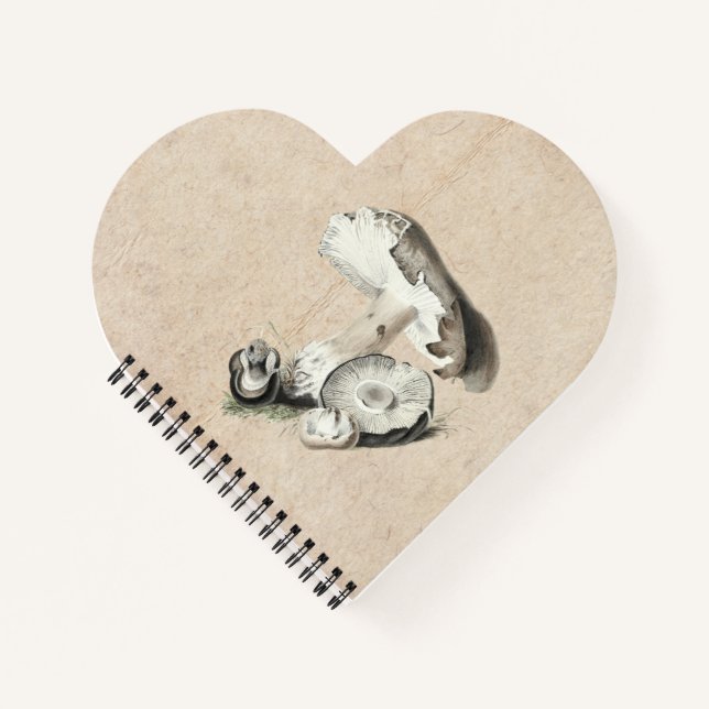 Agaricus Augustus Mushroom Notebook (Front)