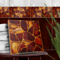Agate and Carnelian stones mosaic
