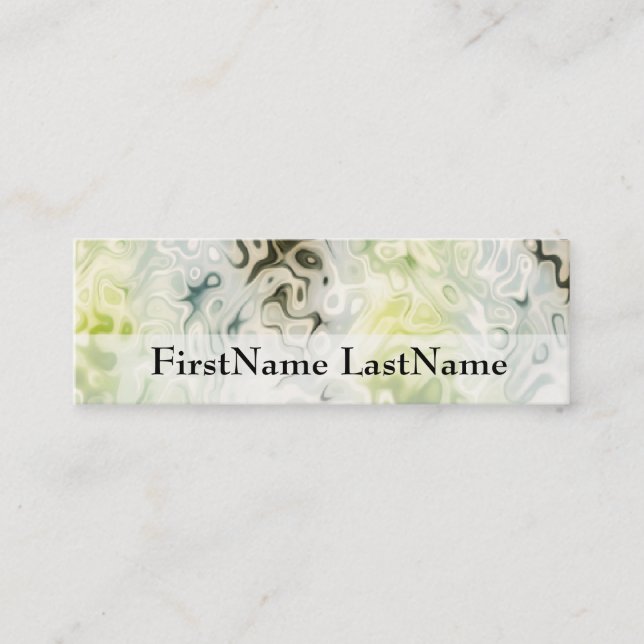 Agate Art Custom Business Cards to Personalize (Front)