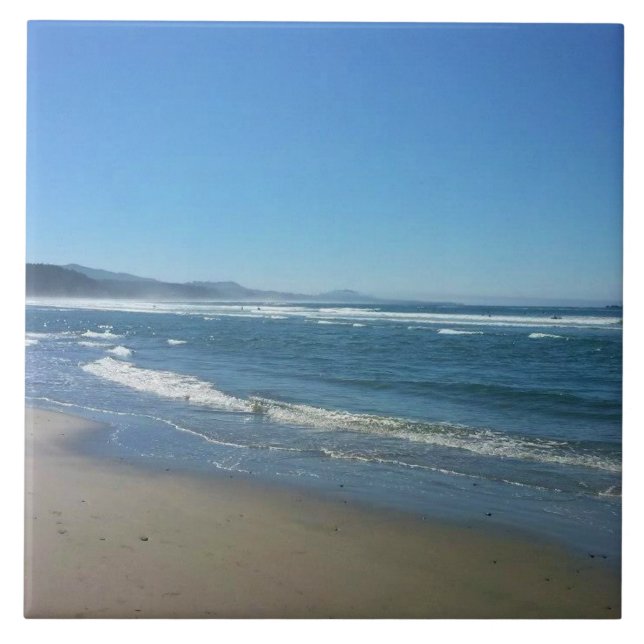 Agate Beach, Oregon Ceramic Tile (Front)