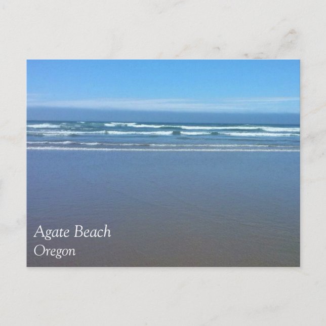 Agate Beach, Oregon Postcard (Front)