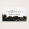 Agate Black And Gold Marble Salon Gift Card