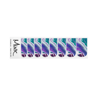 Agate Bliss Minx Nail Art
