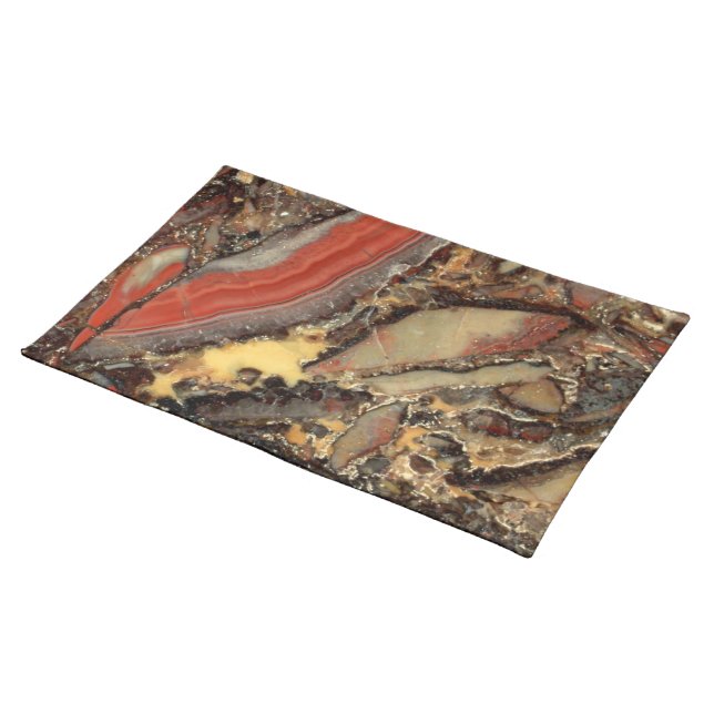 Agate Breccia Cloth Placemat (On Table)