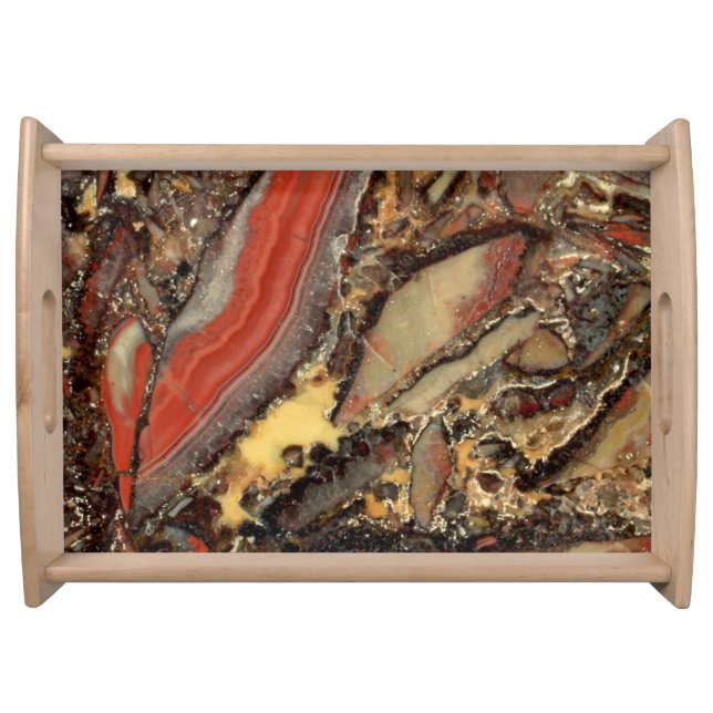 Agate Breccia Serving Tray (Front)