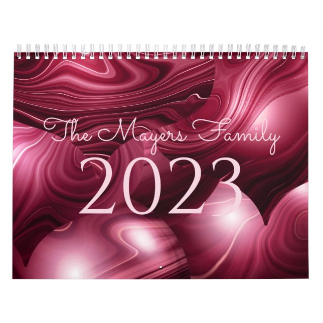 Agate Christmas Ornaments Calendar (Cover)