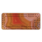 "Agate Cribbage Board" (Front (Horizontal))