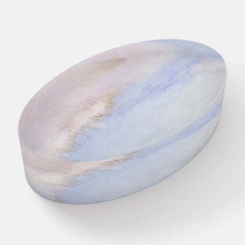 Agate Crystal Stone Oval Paperweight