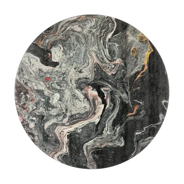 Agate Fluid Marble Cutting Board (Front)