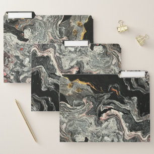 Agate Fluid Marble File Folder