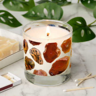 Agate Gemstones and Crystals Luxury Scented Jar Ca Candle