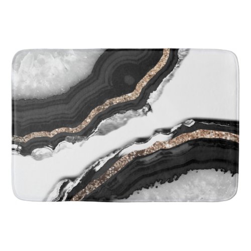 Agate Glitter Glam 2 gem Bath Mat