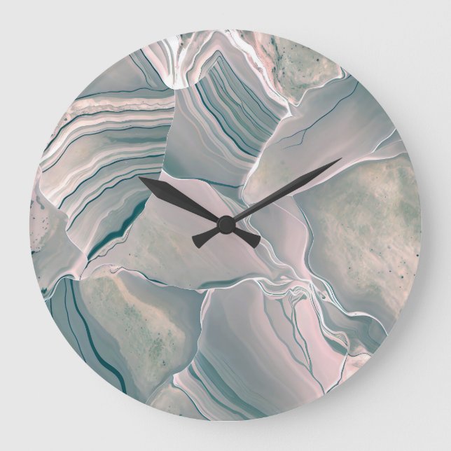 Agate Glow Large Clock (Front)