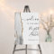 Agate Gray Gold Script Wedding Welcome