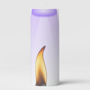 Agate Marble and colored view Pillar Candle