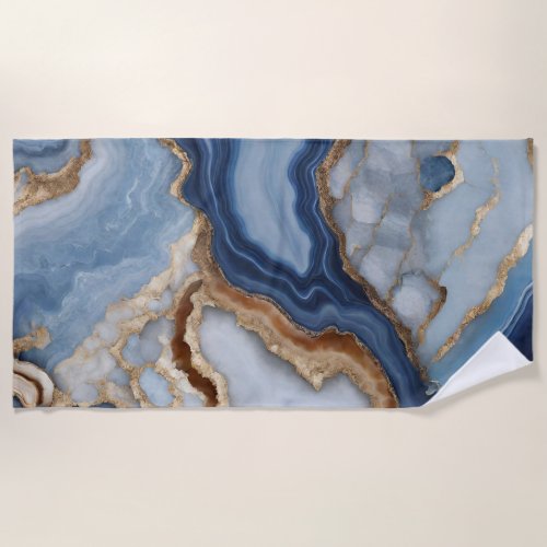 Agate Marble Beach Towel