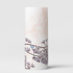Agate Marble  Pillar Candle